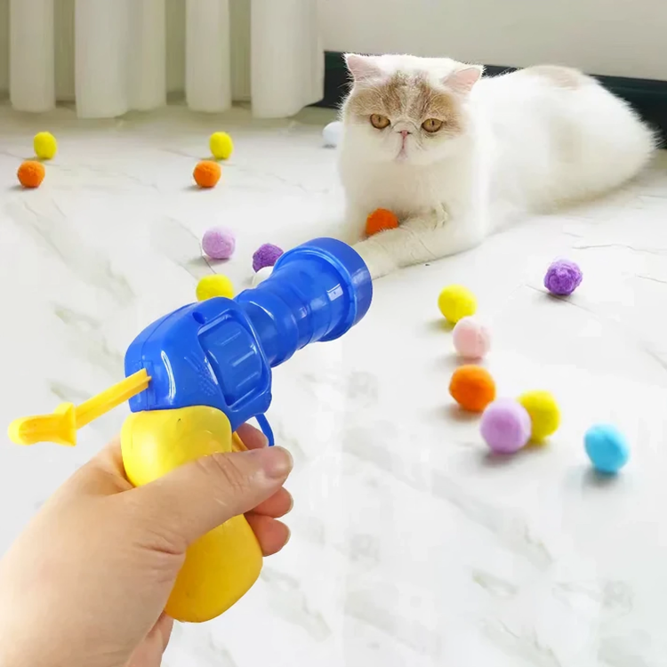 WhiskerLauncher™ | Katzenspielzeug Ballwurfpistole