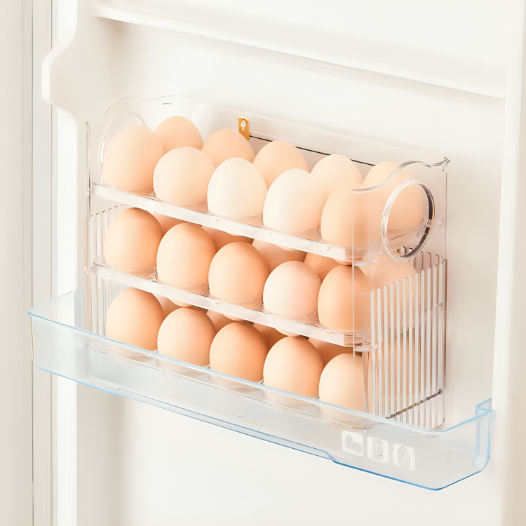 50% RABATT TEMPORÄR | EggStack™ | Keine zerbrochenen Eier und Kühlschrank-Chaos mehr!