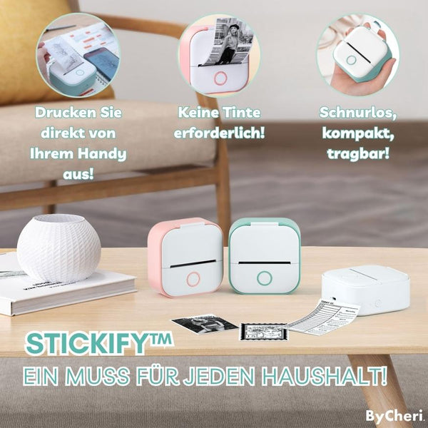 LETZTER TAG 60% RABATT | Stickify™ - Drucken Sie direkt von Ihrem Handy aus! - ByCheri