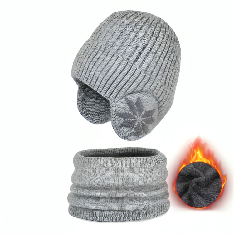 WinterShield™ | Winter Beanie-Schal-Set