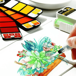 ColorCraft™ | Handliches Aquarell-Reiseset