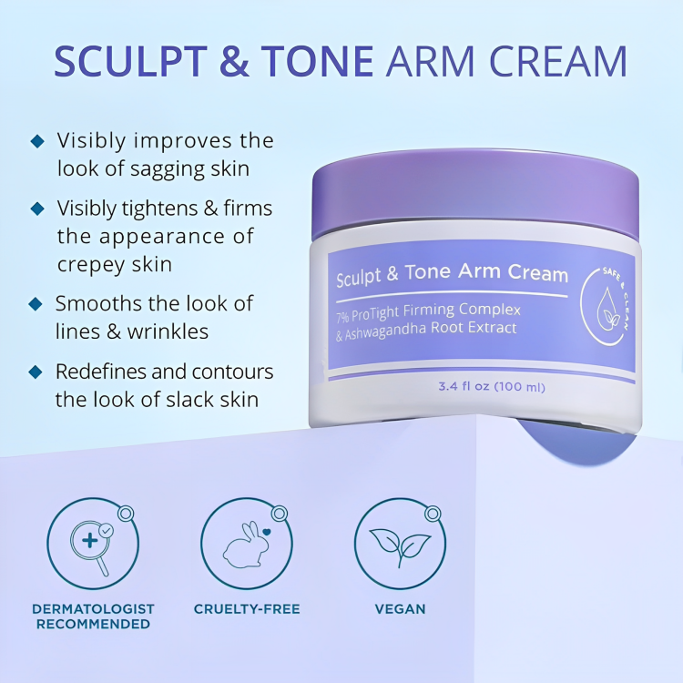 50% RABATT TEMPORÄR | SmoothSculpt™ | Sagen Sie Hallo zu sichtbar strafferen Armen!
