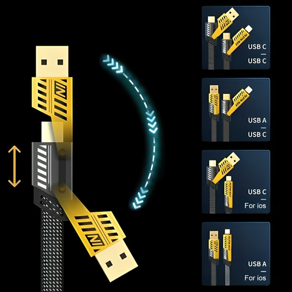 FusionCord™ | 4-in-1 Schnellladekabel 65W