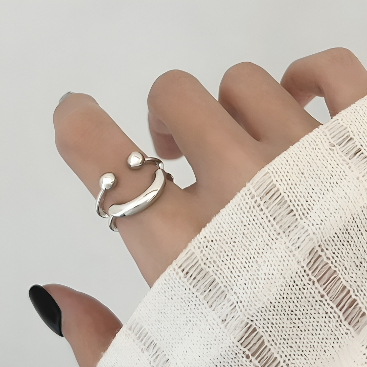 50% RABATT TEMPORÄR | PositiviRing™ | Smiley Verstellbarer Ring