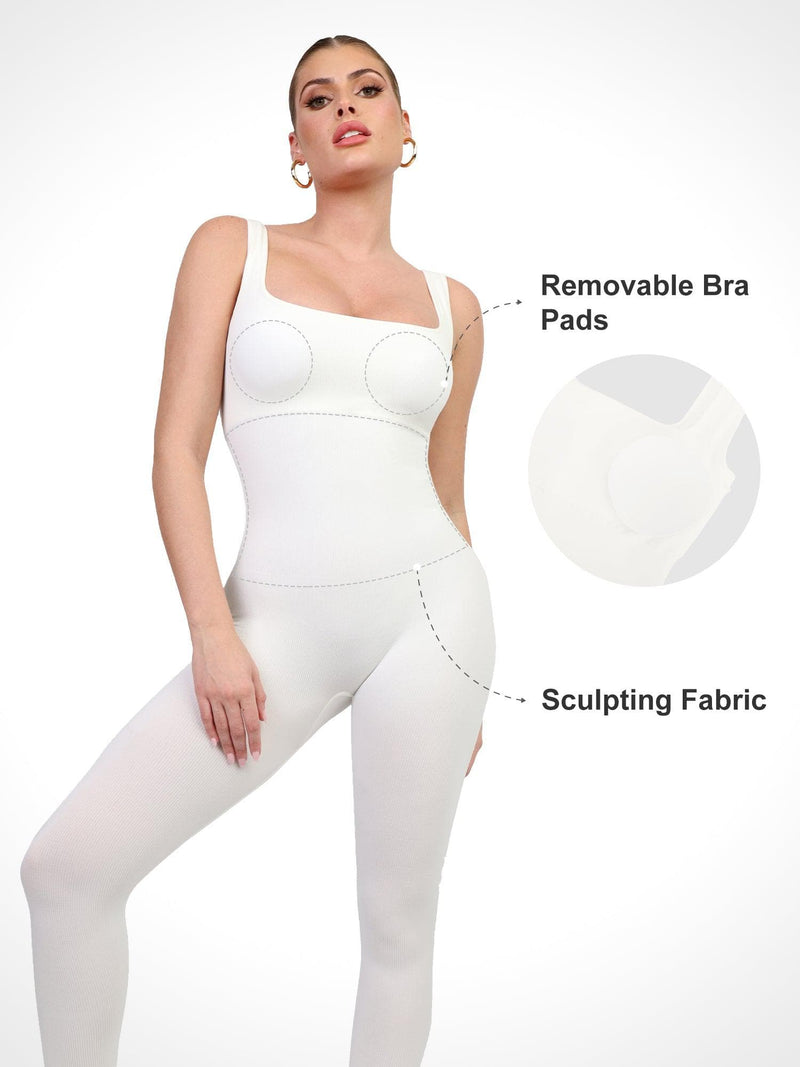 50% RABATT TEMPORÄR | SculptFit™ | Nahtloser Shapewear Sport-Jumpsuit