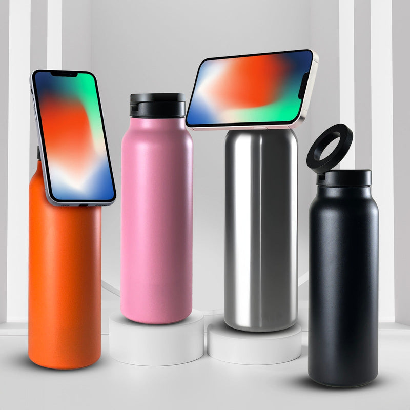 MagFlask™ | Magnetische Telefonhalterung Isolierte Wasserflasche