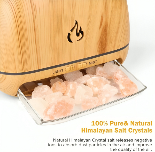 AuraCrystal™ | Himalaya-Salzstein Aroma-Diffusor