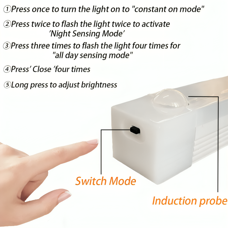 MotionGlow™ | Bewegungsmelder Kabelloses LED-Nachtlicht