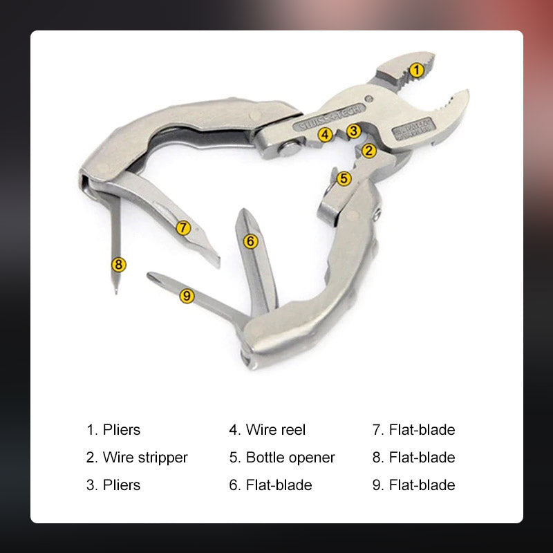 50% RABATT TEMPORÄR | KeyFix™ | 9-in-1 Multitool Schlüsselanhänger