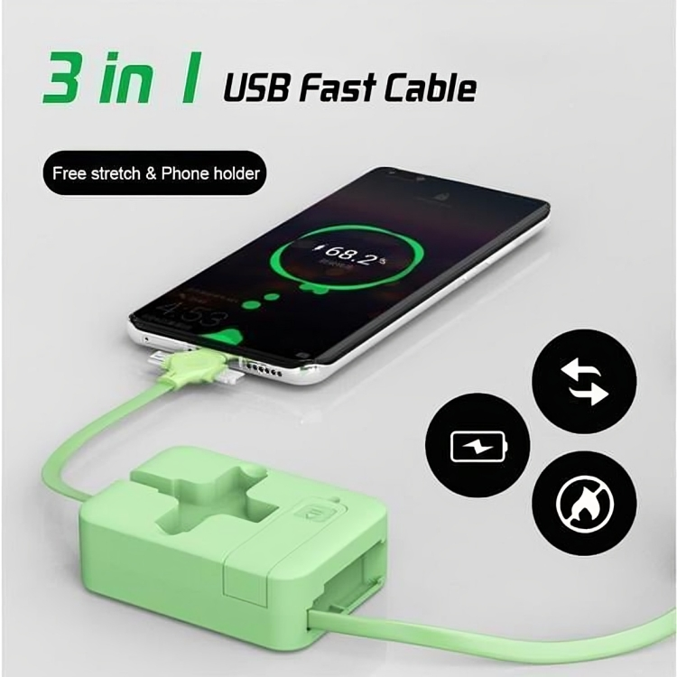 1 + 1 GRATIS HEUTE | ChargeHub™ | 3-in-1 USB Schnellladekabel