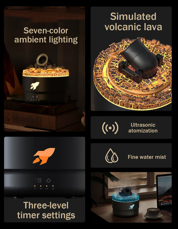 AromaBlast™ | Kanone Lava Luftbefeuchter Aroma Diffusor