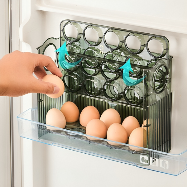 50% RABATT TEMPORÄR | EggStack™ | Keine zerbrochenen Eier und Kühlschrank-Chaos mehr!