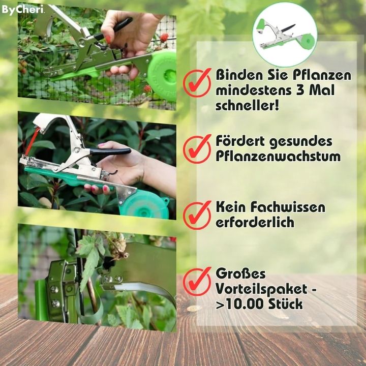 PlantTie™ | Binden Sie Ihre Pflanzen in Sekundenschnelle sicher fest!