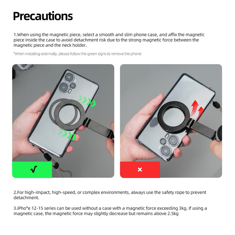 SnapView™ | Freihändiger Magnetischer Handyhalter