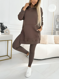 50% RABATT TEMPORÄR | Fiorella™ | Schicker Kapuzenpulli & Leggings 2-teiliges Set