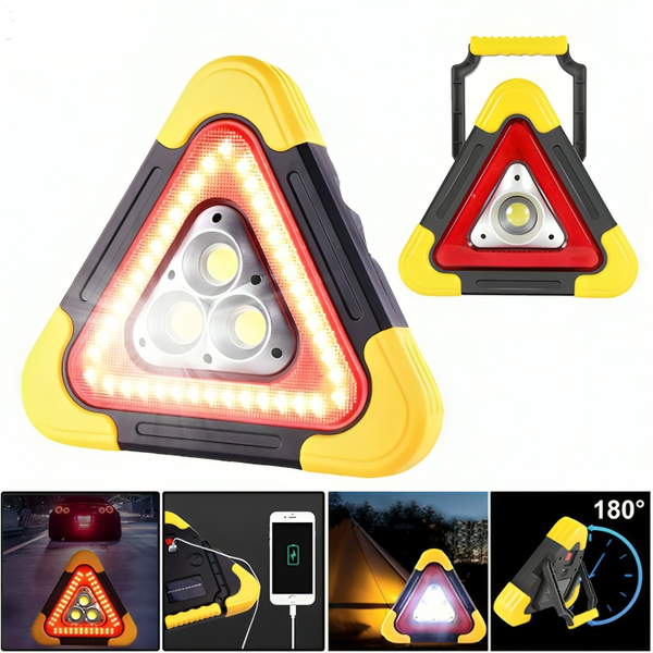 RoadSafe™ | Dreieckige Solar-Notsignalleuchte