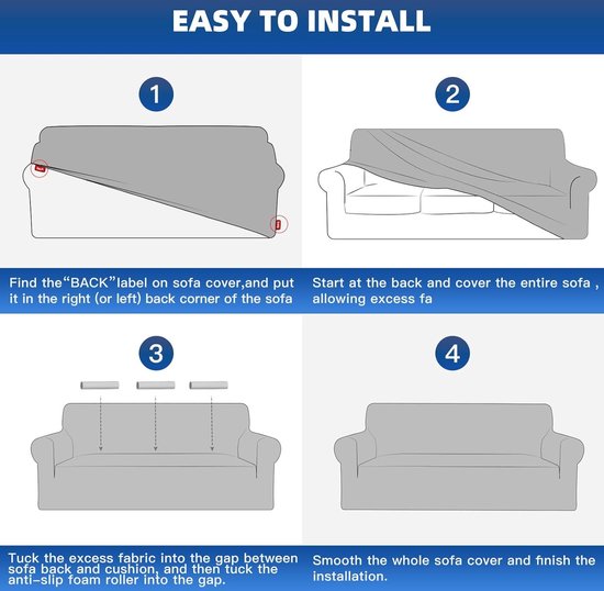 SofaDeluxe™  | Stretch-Schutzhülle für Sofa