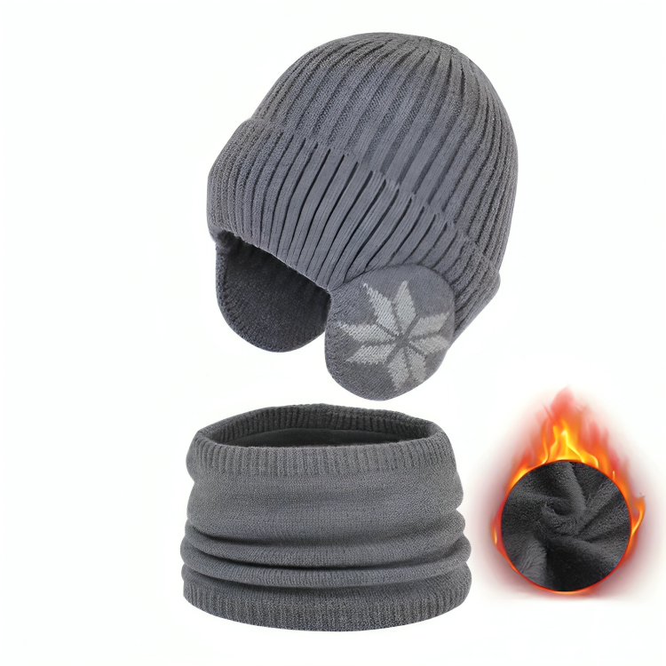 WinterShield™ | Winter Beanie-Schal-Set