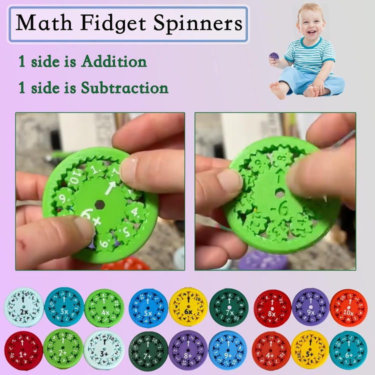 MathWiz™ | Mathe Fidget Spinner Spielzeug