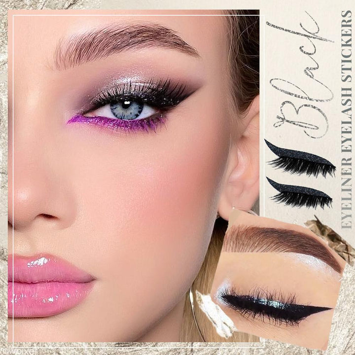 Wiederverwendbare Glitter Eyeliner Wimpernaufkleber | 1+1 GRATIS - ByCheri