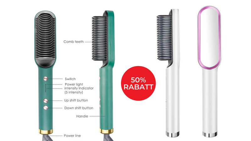 Nano-Titan® Haarbürste + Glätteisen 2in1 - ByCheri