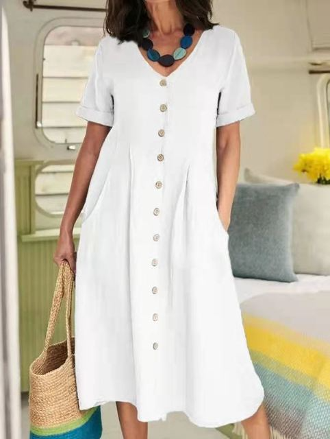 Samantha™ - Ridekjole med V-hals for kvinner - ByCheri