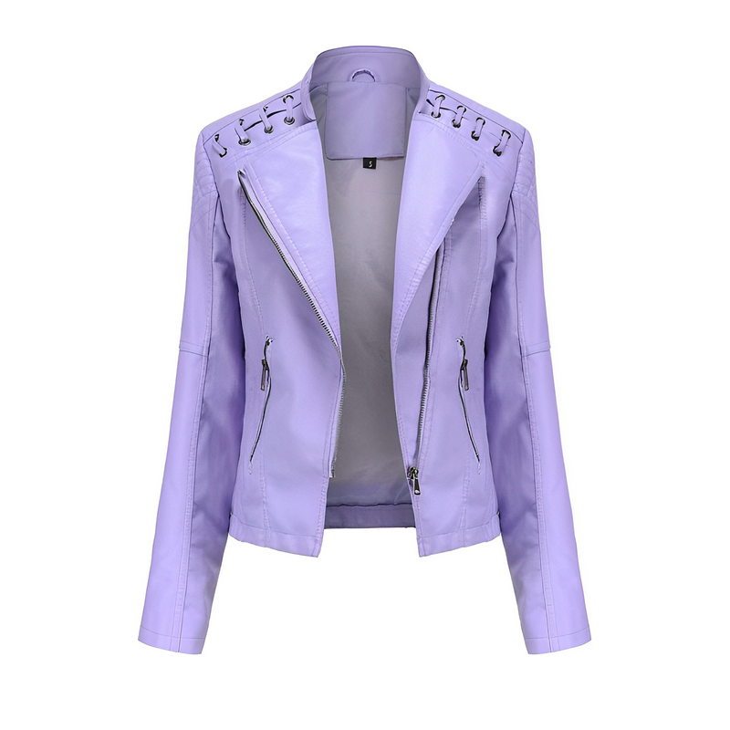 SOFIA™ - Elegance Embodied Lederjacke - ByCheri