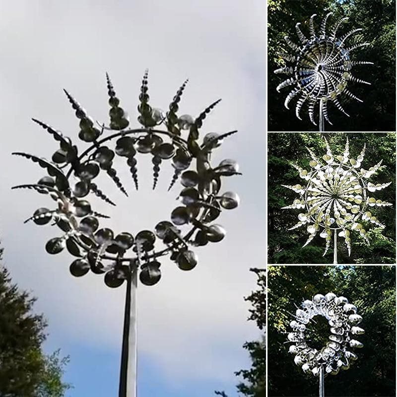 Unique and Magical Metal Windmill - ByCheri