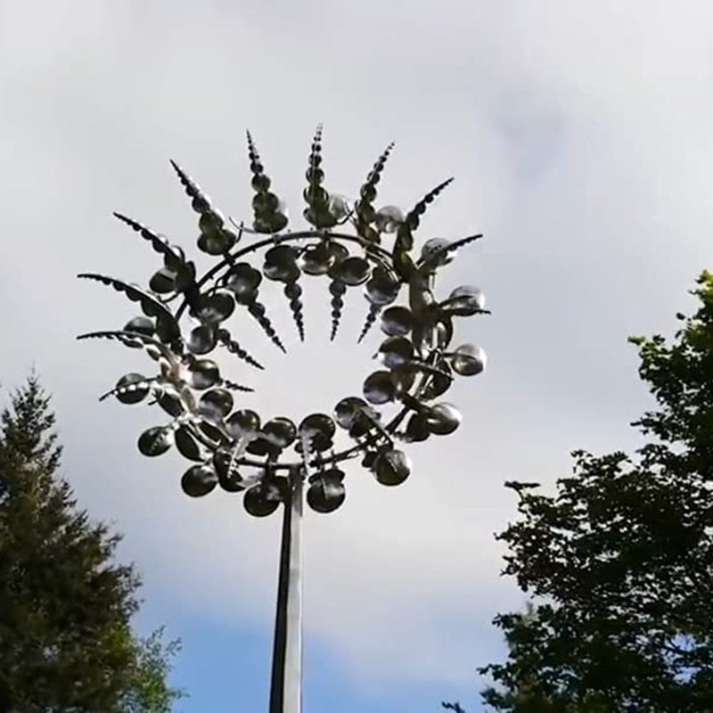 Unique and Magical Metal Windmill - ByCheri