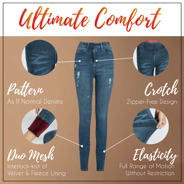 JeansFit™- Die wärmste Denim-Fleece-Leggings! - ByCheri