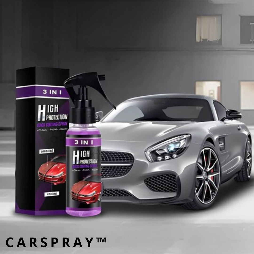 3-in-1 CarSpray™ - Reinigt, restauriert und schützt Ihr Auto!
