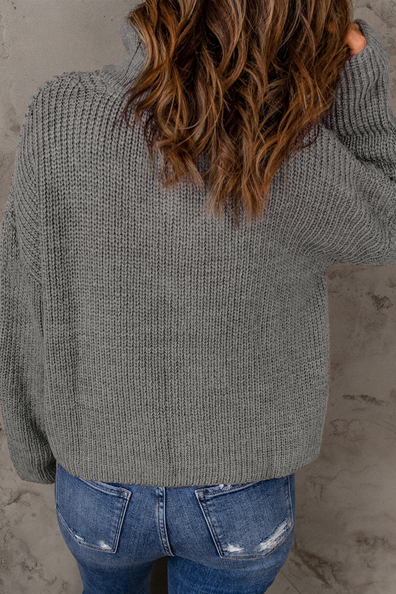 Ally™ - Schicker gewebter Pullover mit Reißverschluss für Frauen - ByCheri