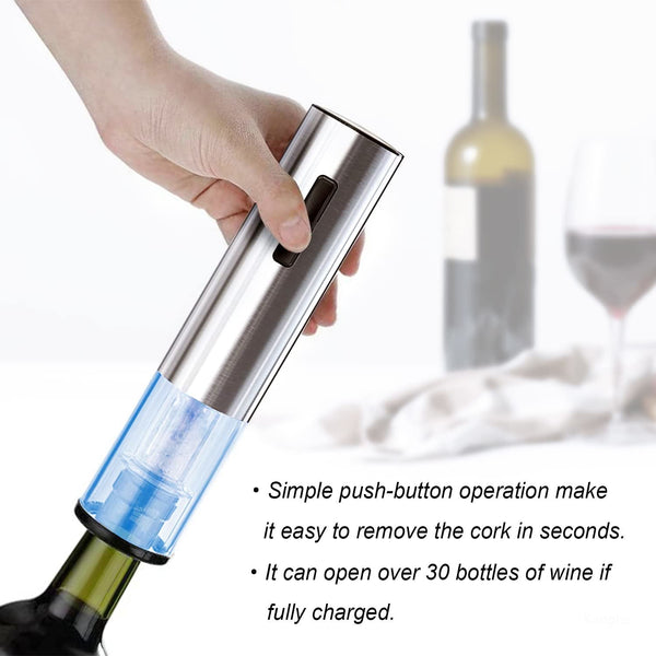 CorkScrewPro™ - Rechargeable Wine Bottle Opener - ByCheri